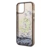 Karl Lagerfeld Liquid Glitter RSG Apple iPhone 14 Plus hátlap tok, fekete