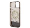 Karl Lagerfeld Liquid Glitter RSG Apple iPhone 14 Plus hátlap tok, fekete