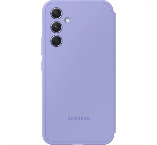 Samsung Galaxy A54 5G Smart View Wallet, gyári flip tok, áfonya, EF-ZA346CB