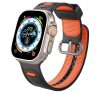 Caseology Athlex Active Apple Watch 45/44/42mm szilikon/szövet szíj, narancs