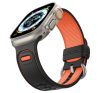 Caseology Athlex Active Apple Watch 45/44/42mm szilikon/szövet szíj, narancs