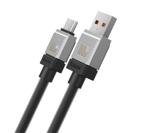 Baseus CoolPlay USB / Type-C töltő- és adatkábel, 100W, 1m, fekete