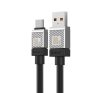 Baseus CoolPlay USB / Type-C töltő- és adatkábel, 100W, 2m, fekete