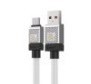 Baseus CoolPlay USB / Type-C töltő- és adatkábel, 100W, 2m, fehér