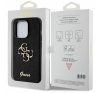 Guess Glitter Script Big 4G Apple iPhone 15 Pro Max hátlap tok, fekete