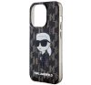 Karl Lagerfeld Monogram Ikonik Apple iPhone 15 Pro Max hátlap tok, fekete