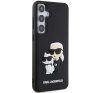 Karl Lagerfeld 3D Rubber Karl&Choupette Samsung Galaxy S24 tok, fekete