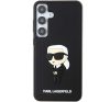 Karl Lagerfeld 3D Rubber Ikonik Samsung Galaxy S24 tok, fekete 