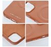 Roar Leather Magsafe iPhone 15 eco bőr tok, barna