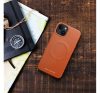 Roar Leather Magsafe iPhone 13 eco bőr tok, barna