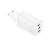 4smarts PDplug Trio töltő adapter, 2xType-C + USB, 45W, fehér