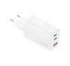 4smarts PDplug Trio töltő adapter 2xType-C + USB, 65W, fehér