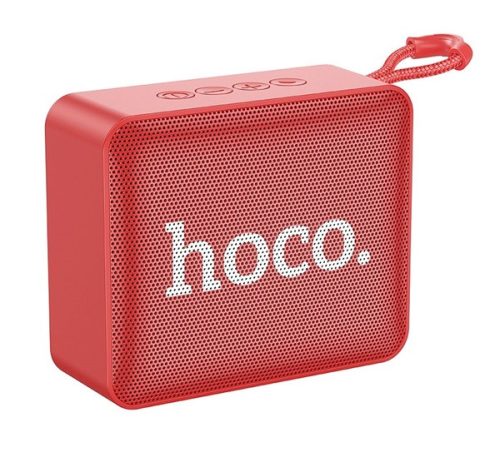 Hoco Gold Brick Sports bluetooth / wireless hangszóró, BS51, piros