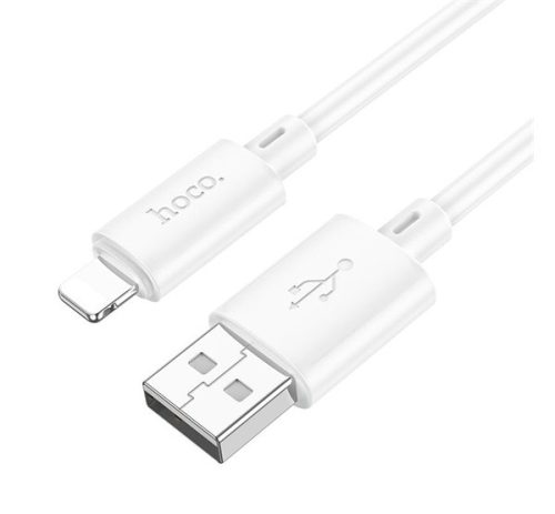 Hoco X88 USB  / Lightning töltő- és adatkábel, 2,4A , fehér