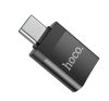 Hoco UA17  OTG adapter USB A - Type C, fekete