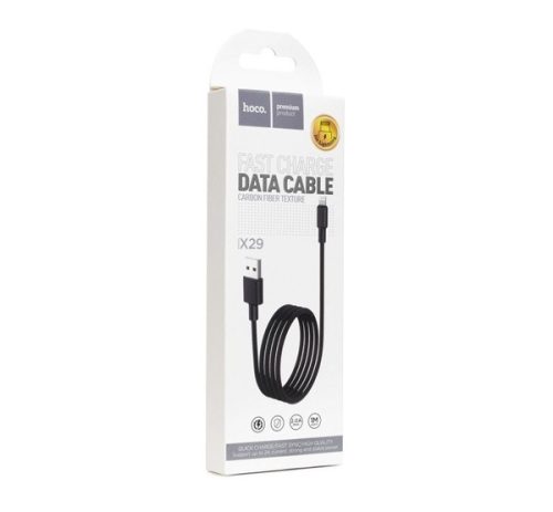 Hoco X29 USB / Lightning töltő- és adatkábel, 1m, fekete