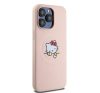 Hello Kitty PU Kitty Asleep Logo Apple iPhone 15 Pro Max MagSafe hátlap tok, rózsaszín