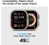 Spigen Lock Fit Apple Watch Ultra 2/1 (49mm) tok, fekete