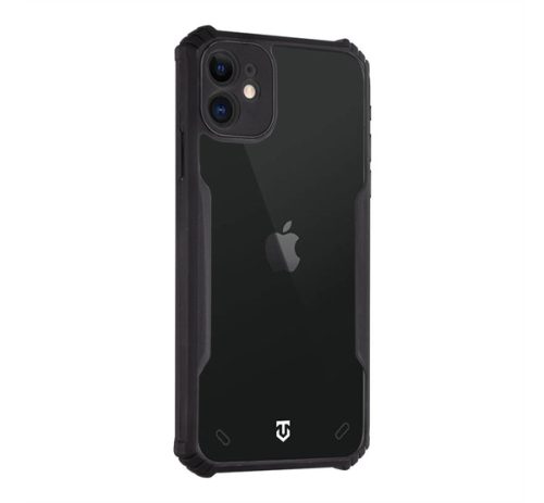 Tactical Quantum Stealth Apple iPhone 11 hátlap tok, átlátszó/fekete