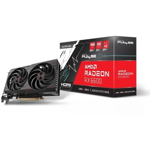 Sapphire AMD Radeon RX 6600 Pulse 8GB GDDR6  használt videokártya